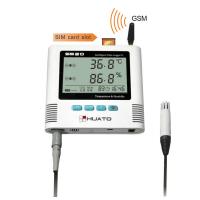 Quality SMS alarm Temperature Humidity GSM Data Logger with External Sensor HUATO S520 for sale