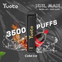 Quality Wholesale Yuoto Thanos 5000 Puffs Mesh Coil Disposable Vape 14ml E Liquid 650mAh Battery 20 Hot Flavors Fast Shipping for sale