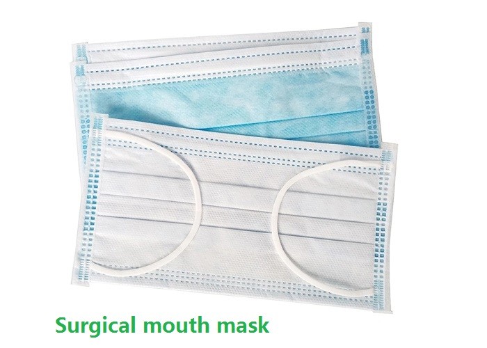 China 3 Ply Earloop Surgical Mouth Mask Ce Approved 50pcs Per Box Packaging factory