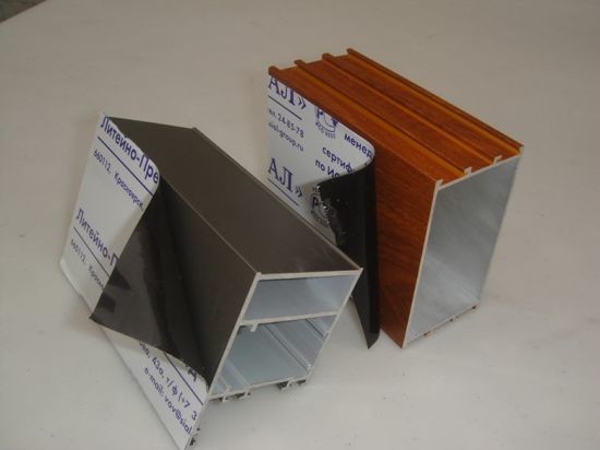 Quality Alu Extrusion Profile 35m 50 Micron Sheet Metal Protective Film Powder Coating for sale