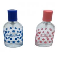 China Crimp Type Men Glass Cologne Bottles , 30ml 50ml Refillable Perfume Bottle factory