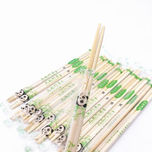 Quality 20cm 23cm Personalized Chopsticks Bamboo Plastic Bag Packing Chopsticks for sale