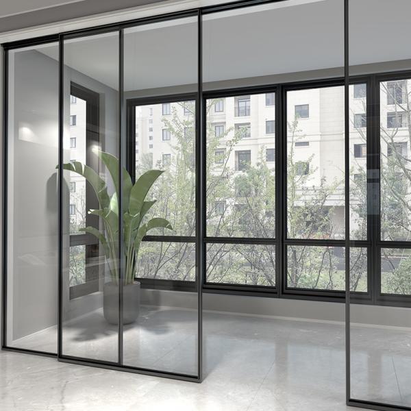 Quality Interior Aluminum  glass Door For Residential for sale