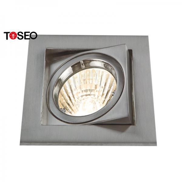 Quality Red Brass Square Recessed Ceiling Light For Corrido RoHS Certified for sale
