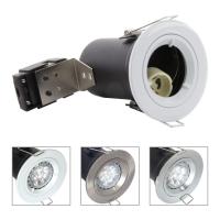 China Die Cast Aluminium GU10 Fixed Fire Rated Downlight - White Color factory
