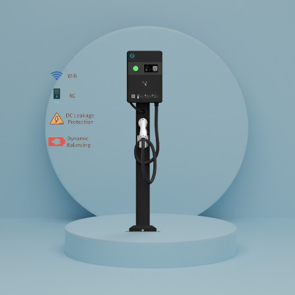 Quality IP54 Evse Wallbox Level 2 Business Electric Car Charging Point 380V Type1 Type2 for sale