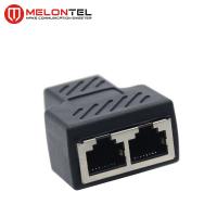 China RJ45 LAN Ethernet Inline Cable Coupler MT 5405 Double Port 8 Pin STP Shielding factory