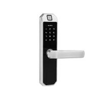 China Office Electronic Door Locks , Digital Voice Guide FPC Fingerprint Recognition Door Lock factory