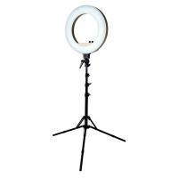 China 18inch Selfie Ring Led Light Tripod Stand Adjustable And Foldable Color Temperature Adjust Brightness Dimmable for sale