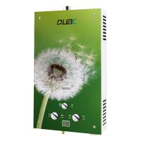 China 10 Liter Instant Tankless Gas Geyser LPG NG Type Colorful Glass Panel factory