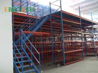 China Q235B Raw Steel Metal Mezzanine Systems Pallet Rack Mezzanine Systems Medium Duty factory