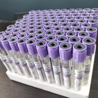 China Lavender K2 EDTA Tube For 1ml-10ml Draw Volume Packaged In Box factory