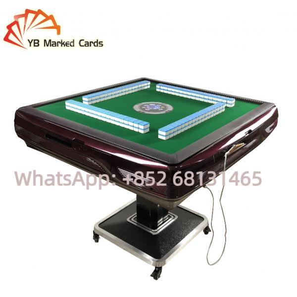 Quality YB Automatic Mahjong Table Cheat Green Plastic Casino Gambling Devices for sale