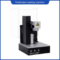 Quality 0.1mm Fiber Laser Marking Machine 25KHz-100KHz Tabletop Fiber Laser Engraver for sale