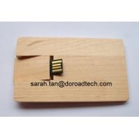 China High-speed Wooden Card Personalized USB Flash Drives factory