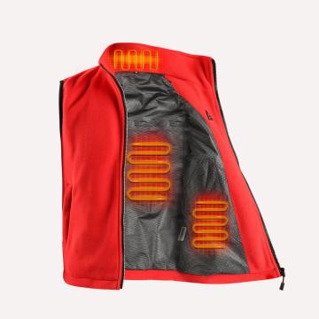 Quality 55C 5V Smart Rechargeable Heated Gilet Mens Heated Body Warmer for sale