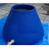 Quality 2500L Flexible Tank Round Tarpaulin Water Tank Drought Resistant Onion Shape for sale