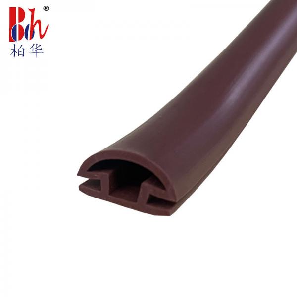 Quality Shock Absorption Wardrobe Door Seal Strip Pvc Rubber Strip 14*6mm for sale