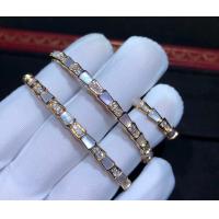 China  Serpenti 18K Gold Diamond Bracelet With White Mother Of Pearl factory