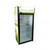 China 130L commercial mini fridge glass door refrigerate display used beverage cooler SC130B factory