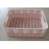 China China Made High Quality Square Plastic Rattan Storage Basket/fruit basket/ sundry use basket factory