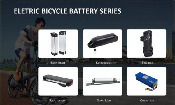 Silver Fish Type 36V/48V Electric Bicycle Battery 18650 Lithium Ion Cell 13.2ah 17.5ah 21ah E Bike Battery