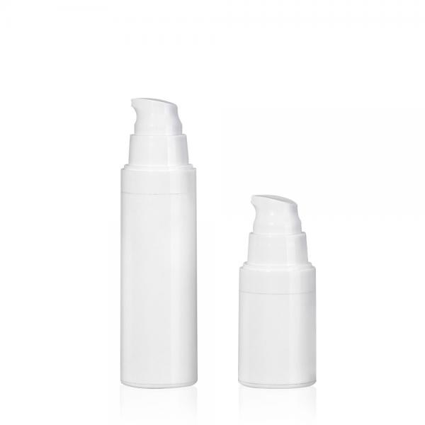 Quality Empty White Airless Pump Bottles Travel Size With Dust Cover Free Sample for sale