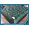 China Security 868 Welded Double Wire Fence / Anti Climb Welded Wire Mesh Fence factory