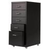China Kd Five Drawers Steel Storage Cabinet Under Office Desk factory