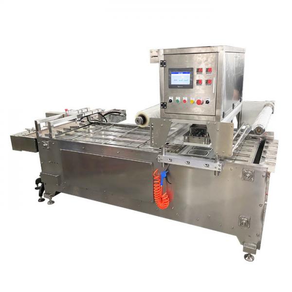 Quality PLC Control System Food Tray Packing Machine 25-45 Trays/Min High Speed Sealer for sale