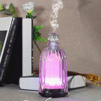 China HOMEFISH OEM Dropshipping Multicolored 120ml Glass Humidifier Essential Oil  Diffuseur Scent Diffuser Machine Aroma With Logo factory