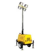 China Diesel Generator Light Tower Portable Light Tower Generator 6.5kw For Construction Works factory