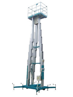 Quality 12M Platform Height Aluminum Aerial Work Platform with 300Kg Loading Capacity for sale