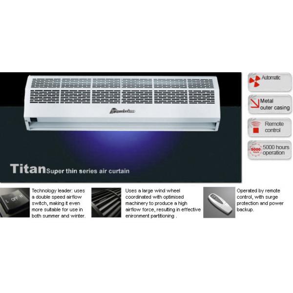 Quality Super Thin Metal Cover Theodoor Titan 1 Air Curtain , Commercial Air Cutter For for sale