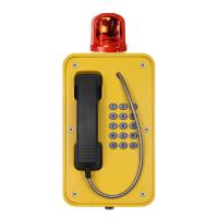 Quality Tunnel Emergency SIP Telephone PoE Powered with Flashing warning light for sale