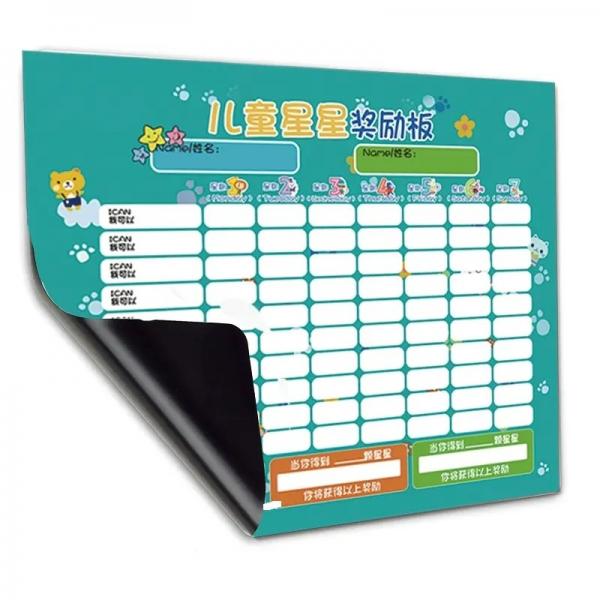 Quality Flexible Magnetic Whiteboard Calendar , 17" X 13", 16" X 12" Week Planner for sale