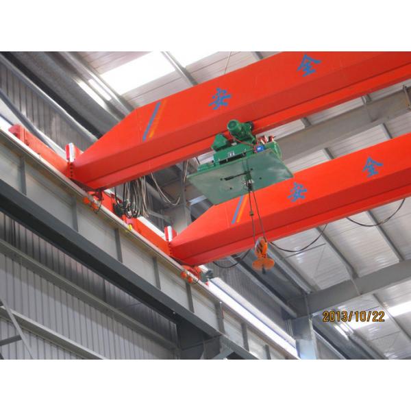 Quality 6-20m Lift Height Foundry Single Girder Overhead Crane With Heat Resistance for sale