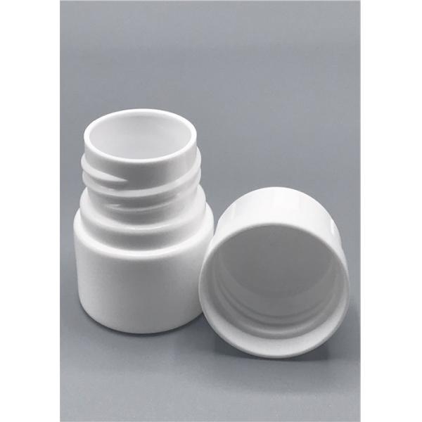 Quality Small Blank Pill Bottle With Cap , Lightweight Plastic Containers For Pills for sale