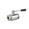China Diret Way Floating Sanitary Ball Valves Stainless Steel Manual Type factory