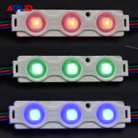 China 5050 SMD RGB LED Modules 3 LEDs Injection Remote Control IP67 Full Color Changing factory