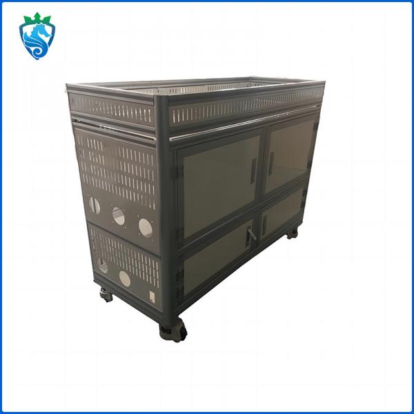 Quality Industrial Aluminum Alloy Profile Frame Equipment Cabinet Protective Cover Rack for sale