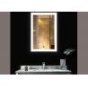 China Waterproof Smart LED Bathroom Mirror Anti Fog For Washing Room Makeup factory