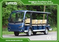 China EXCAR 14 seater green Electric Sightseeing Bus mini tour bus china new electric bus for sale factory
