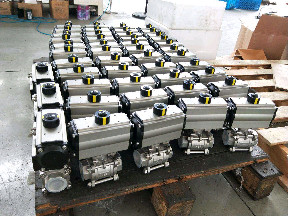 Quality 90 Degree Rotary Pneumatic Butterfly Valve Actuator for sale