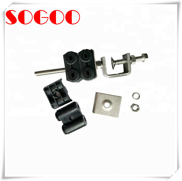 China Wireless Site RF Coaxial Feeder Cable Clamp For 7/8 Coax Cable Fixing / Cable Hanger factory