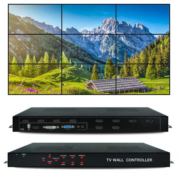 Quality Multi Format best hdmi 3x3 2x3 LCD Video TV Wall Controller HDMI video wall processor for sale