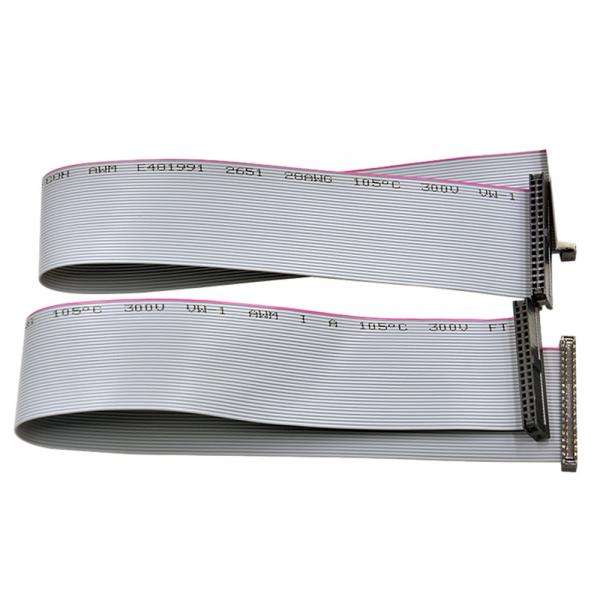 Quality 2.0mm Flat IDC Ribbon Cable Assembly 04P IDC To 64P IDC For Computer Automotive for sale