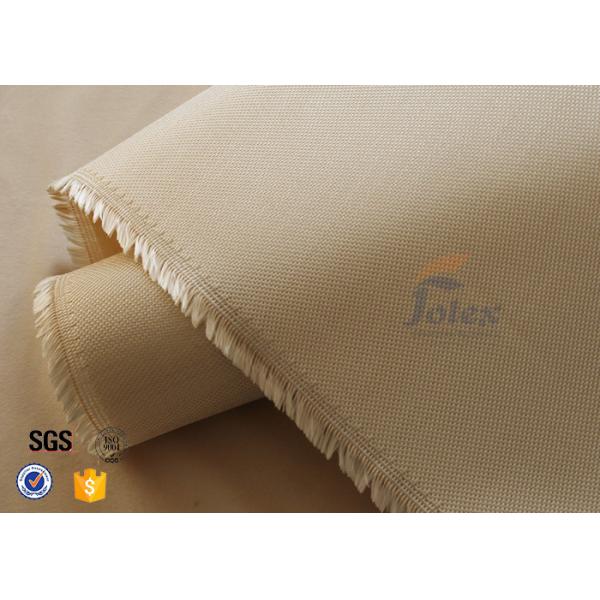 Quality Brown 0.7MM Silica Fabric Fiberglass Thermal Insulation Materials High Strength for sale