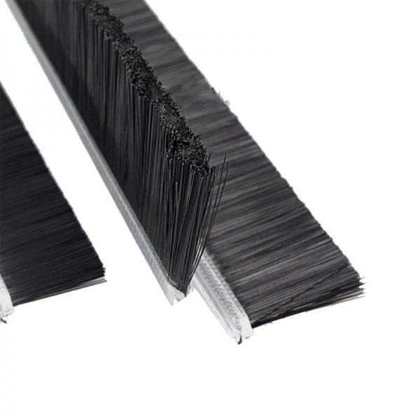 Quality OEM Industrial Roller Door Brush Seal Brush Pile Weather Stripping Aluminium for sale