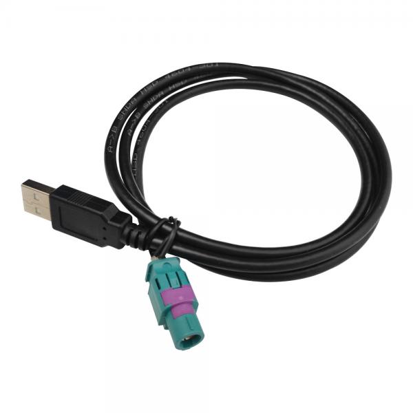 Quality Automotive Signal HSD Cable Assembly Stable Z Code To USB 2.0 A Type for sale
